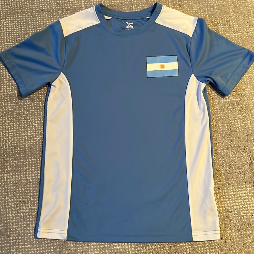 Boys Argentina Soccer short sleeve